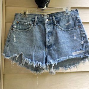 AGOLDE Parker denim shorts